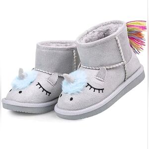 NEW- Girls Rainbow Unicorn Boots